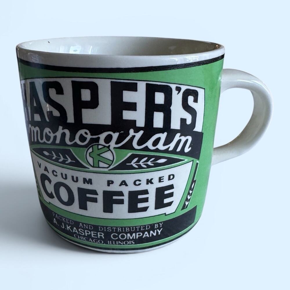 Kasper's Monogram Coffee Mug, Yester Year Brand by Westwood, Chicago